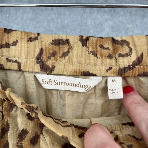 Soft Surroundings Leopard Print Maxi Skirt - Picture 6 of 11